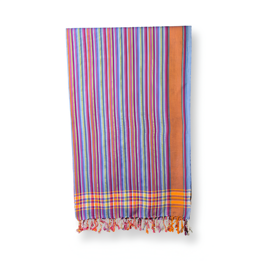 Kikoy - Pink & Orange - 100% Pure Cotton